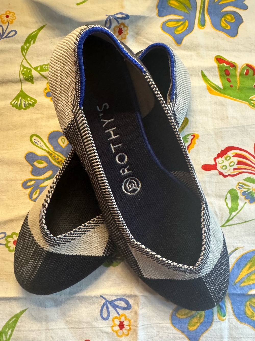 Rothy's Round Toe Flats- Buffalo Plaid